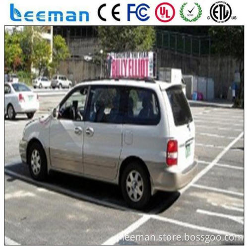 open stage rental smd p10 led module display taxi top advertising signs